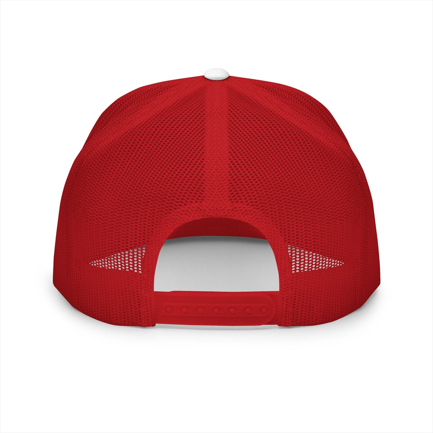 American Flag Cat Embroidered Trucker Cap