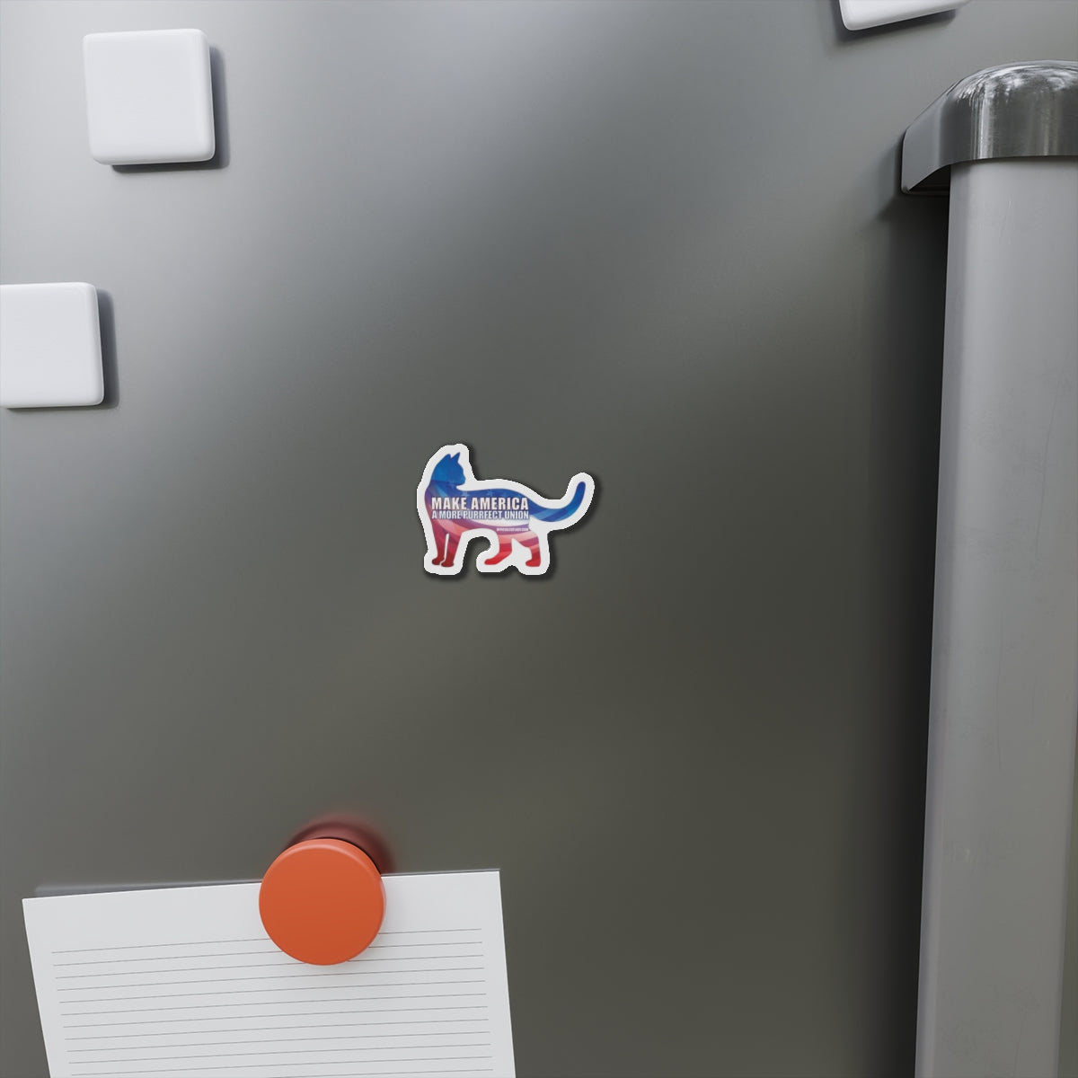 Make America A More Purrfect Union Die-Cut Cat Magnet