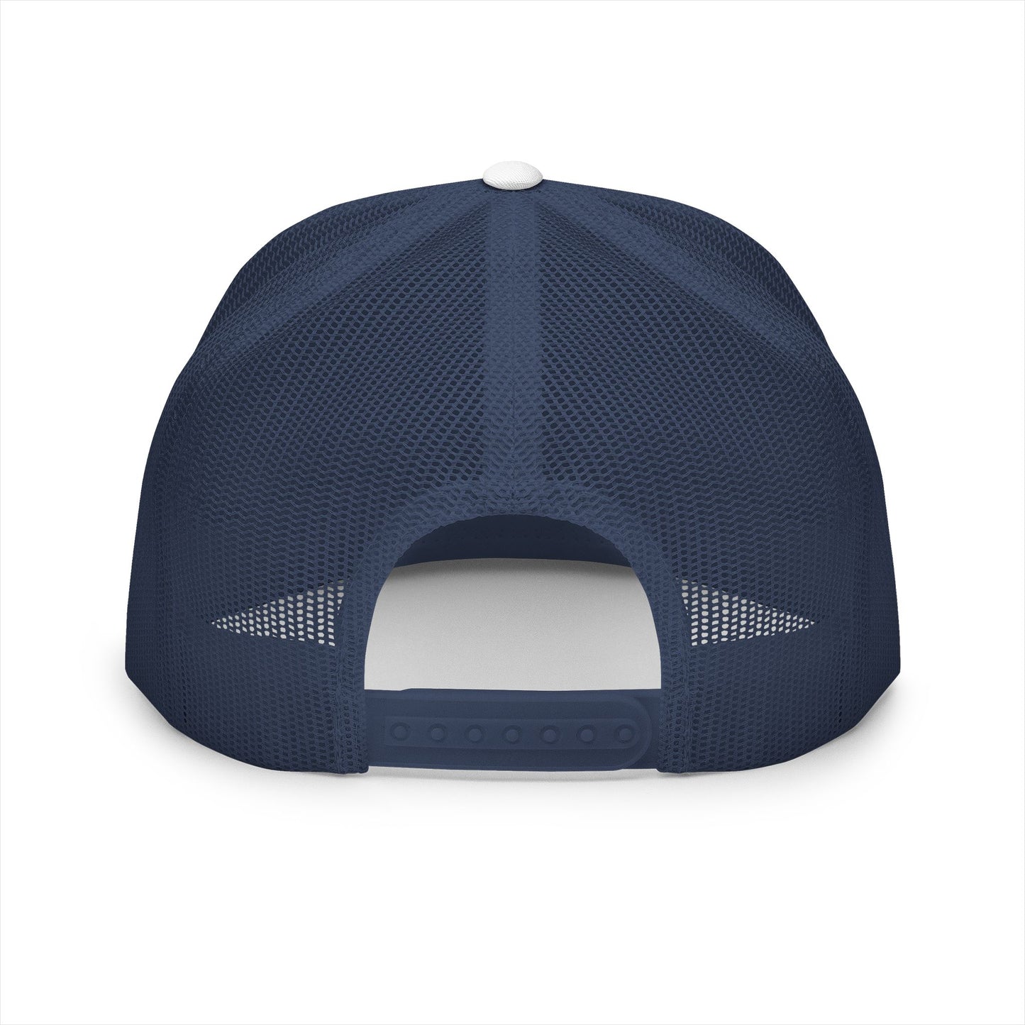American Flag Cat Embroidered Trucker Cap