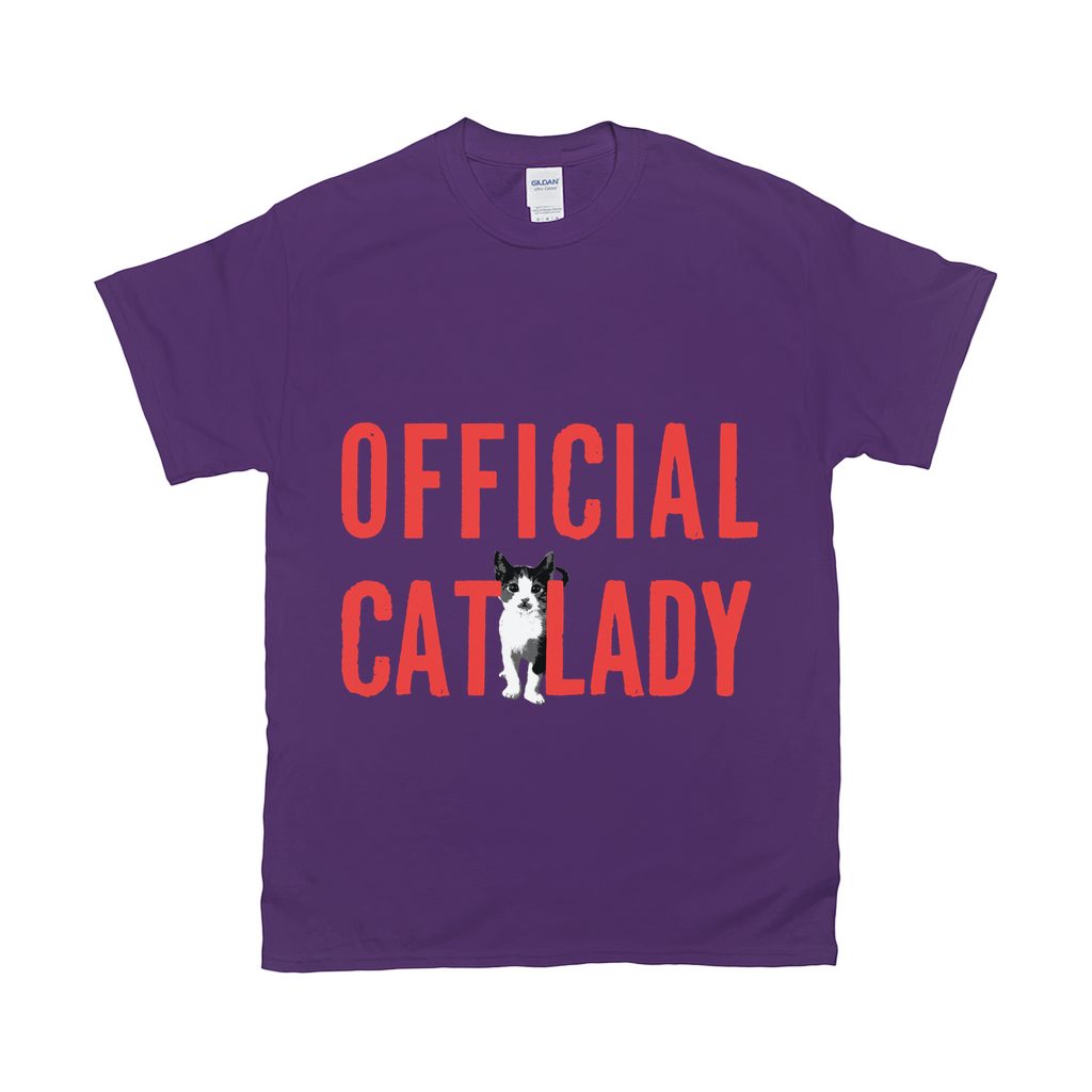 Original-Official Cat Lady T-Shirt - Red