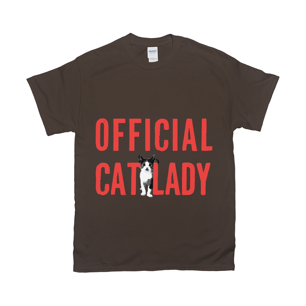 Original-Official Cat Lady T-Shirt - Red