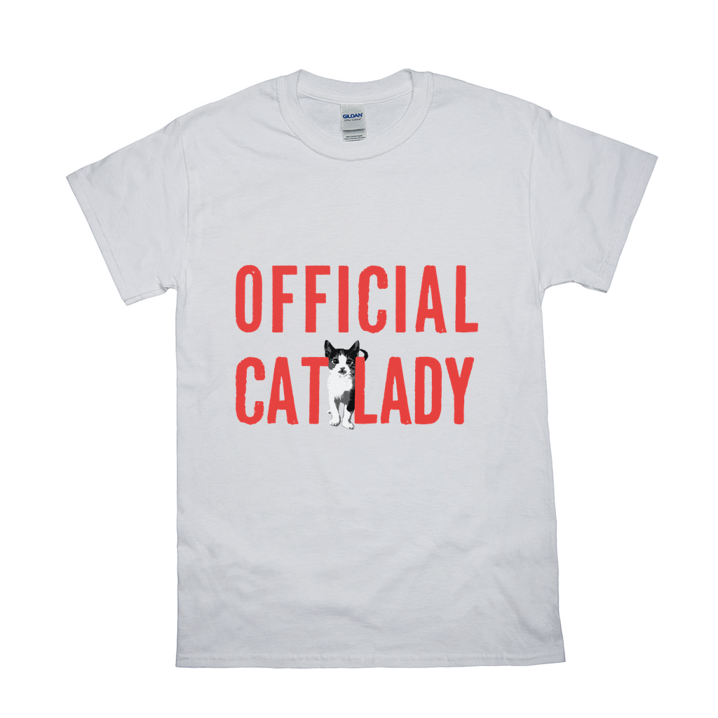 Original-Official Cat Lady T-Shirt - Red