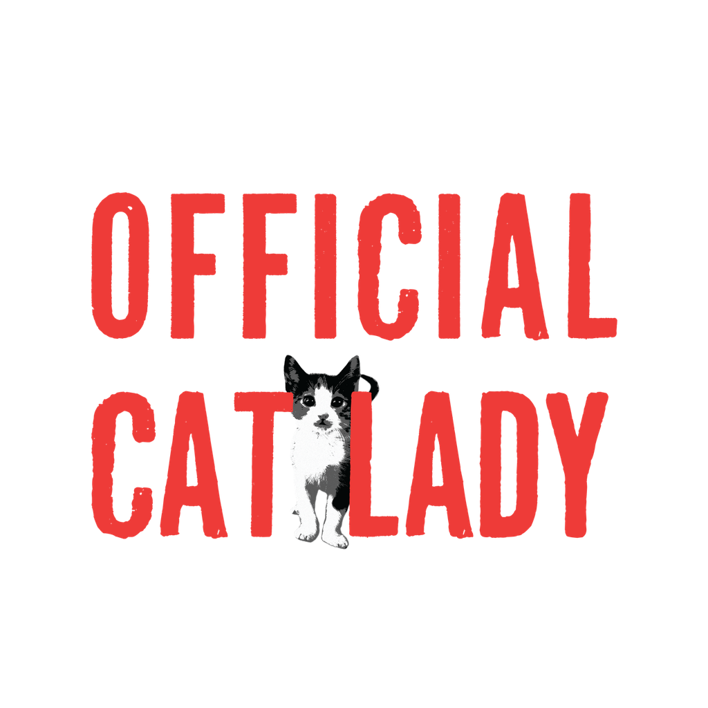 Original-Official Cat Lady T-Shirt - Red