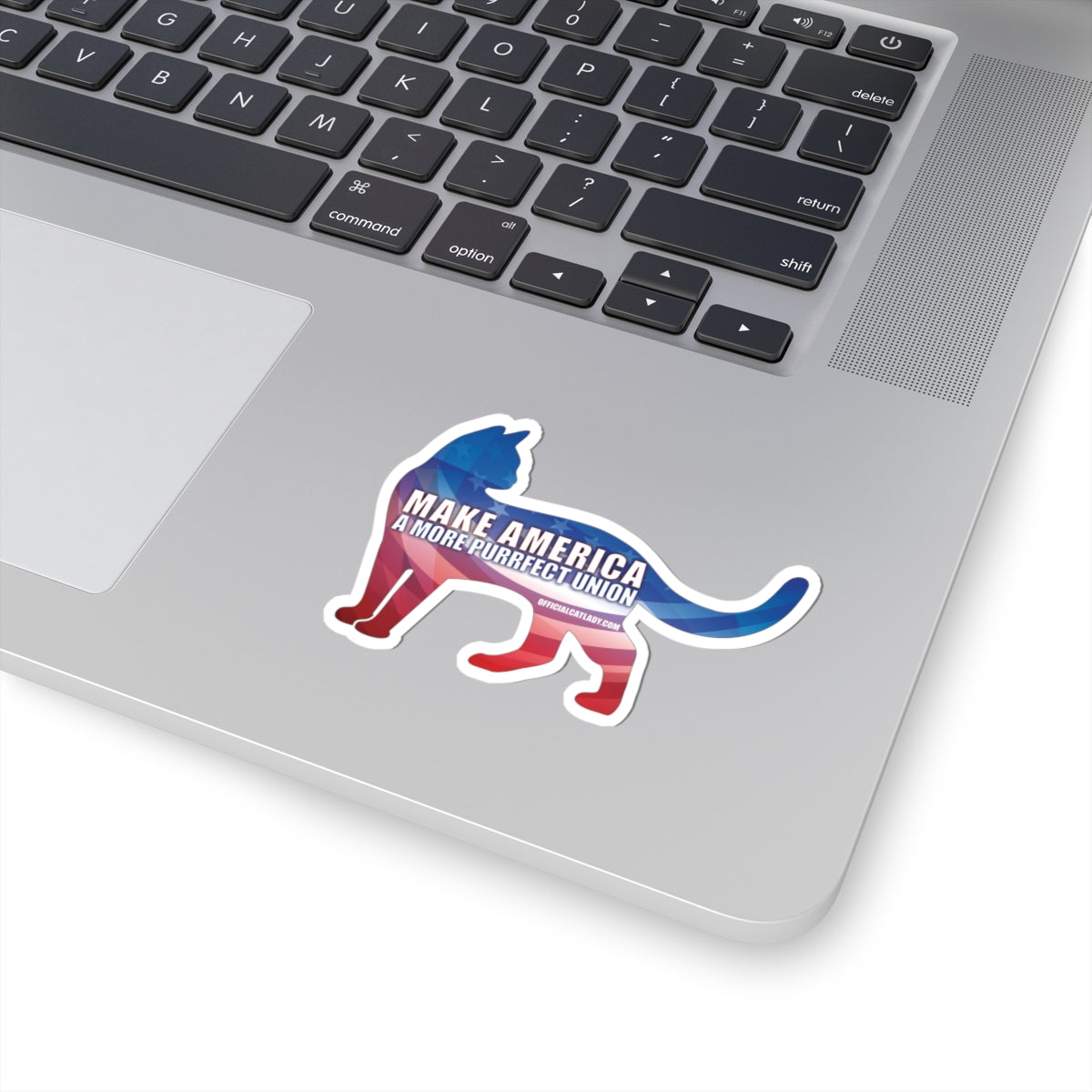 Purrfect America Kiss-Cut Stickers - Make America A More Purrfect Union