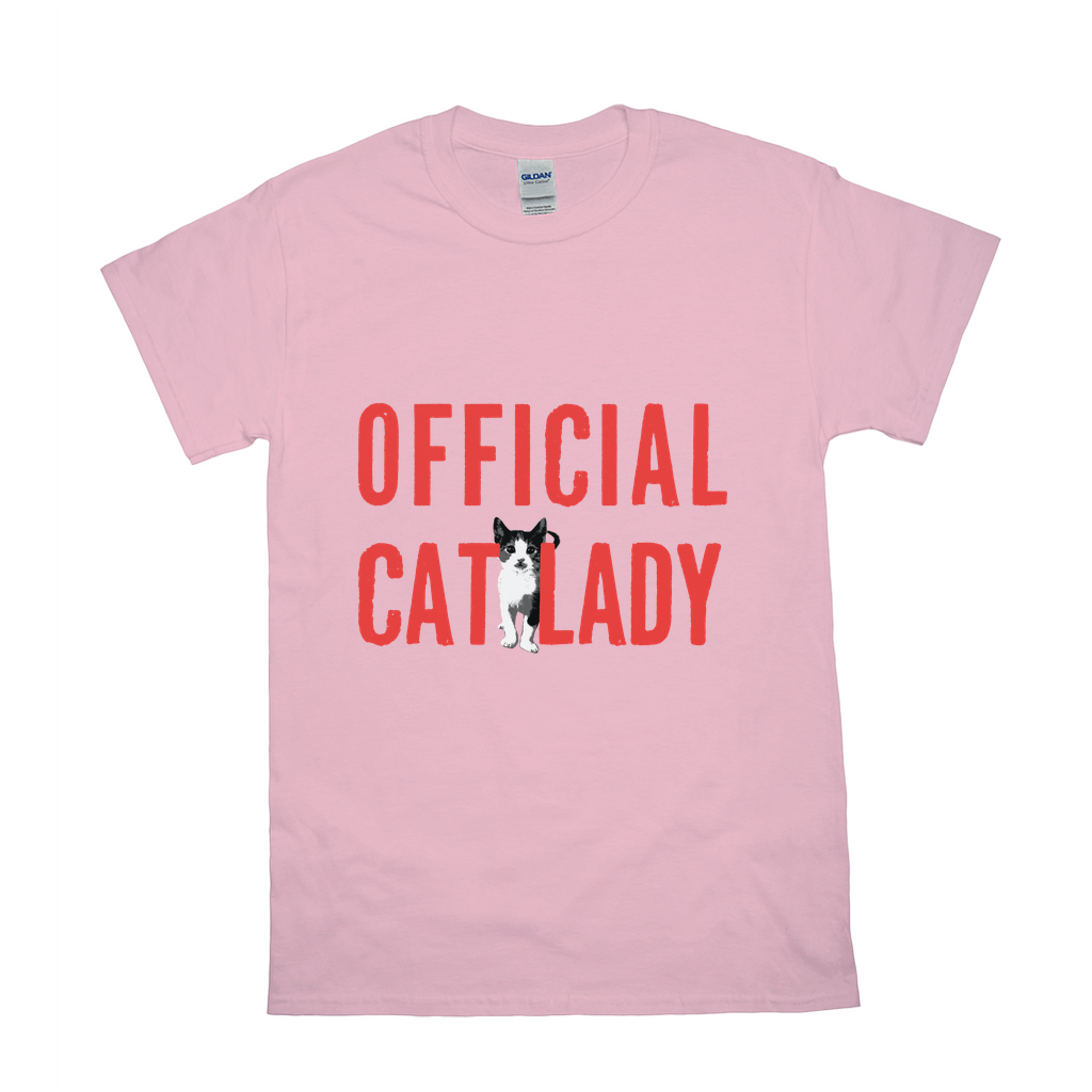 Original-Official Cat Lady T-Shirt - Red