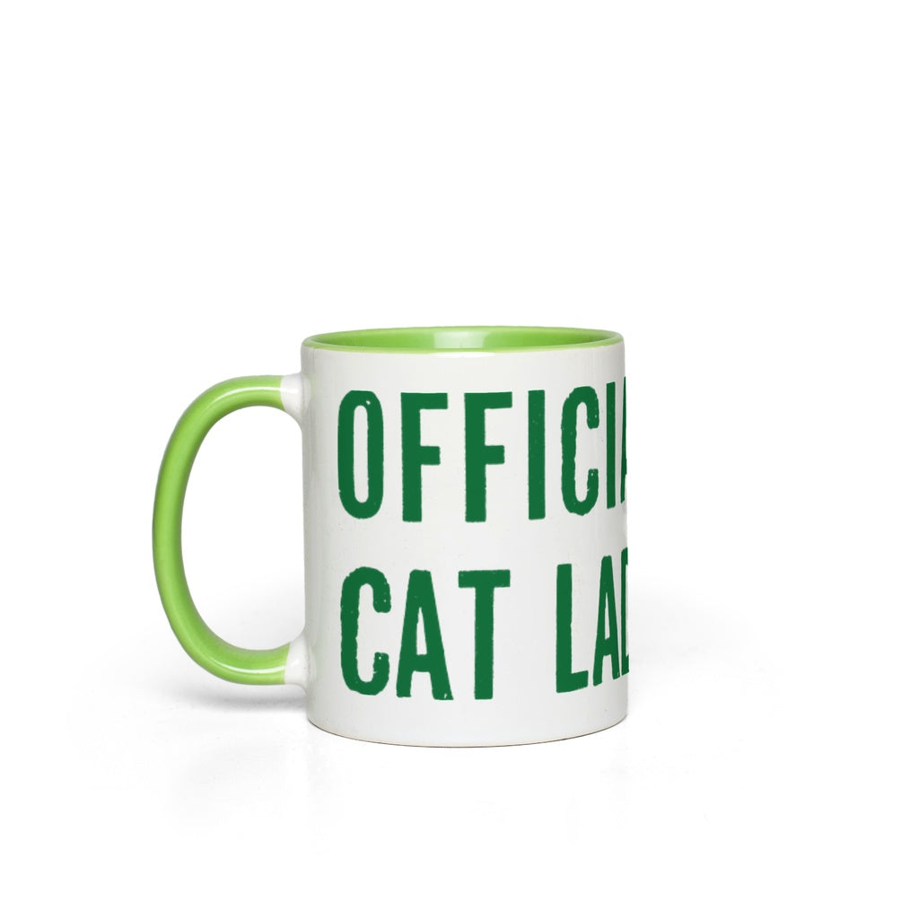Official Cat Lady Mug - Green