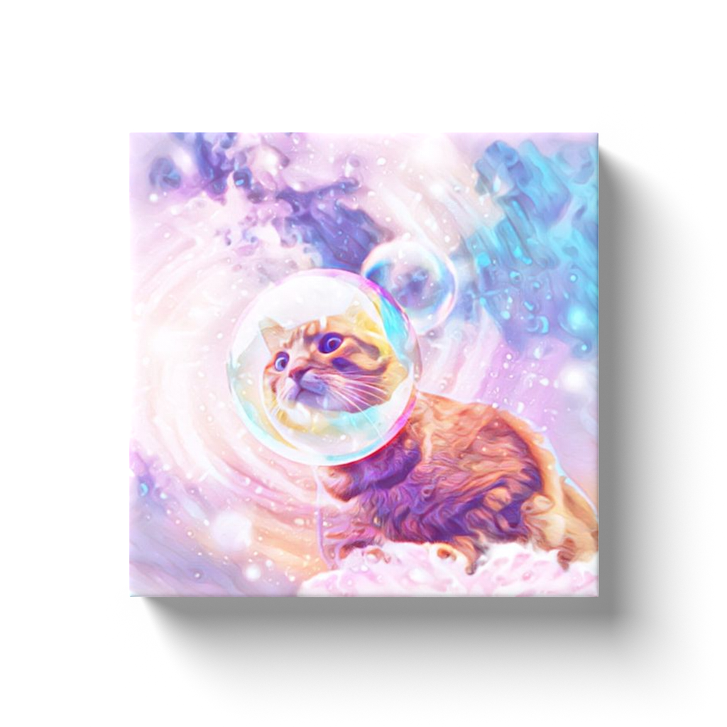 Floating Pooh BIerre Canvas Wrap