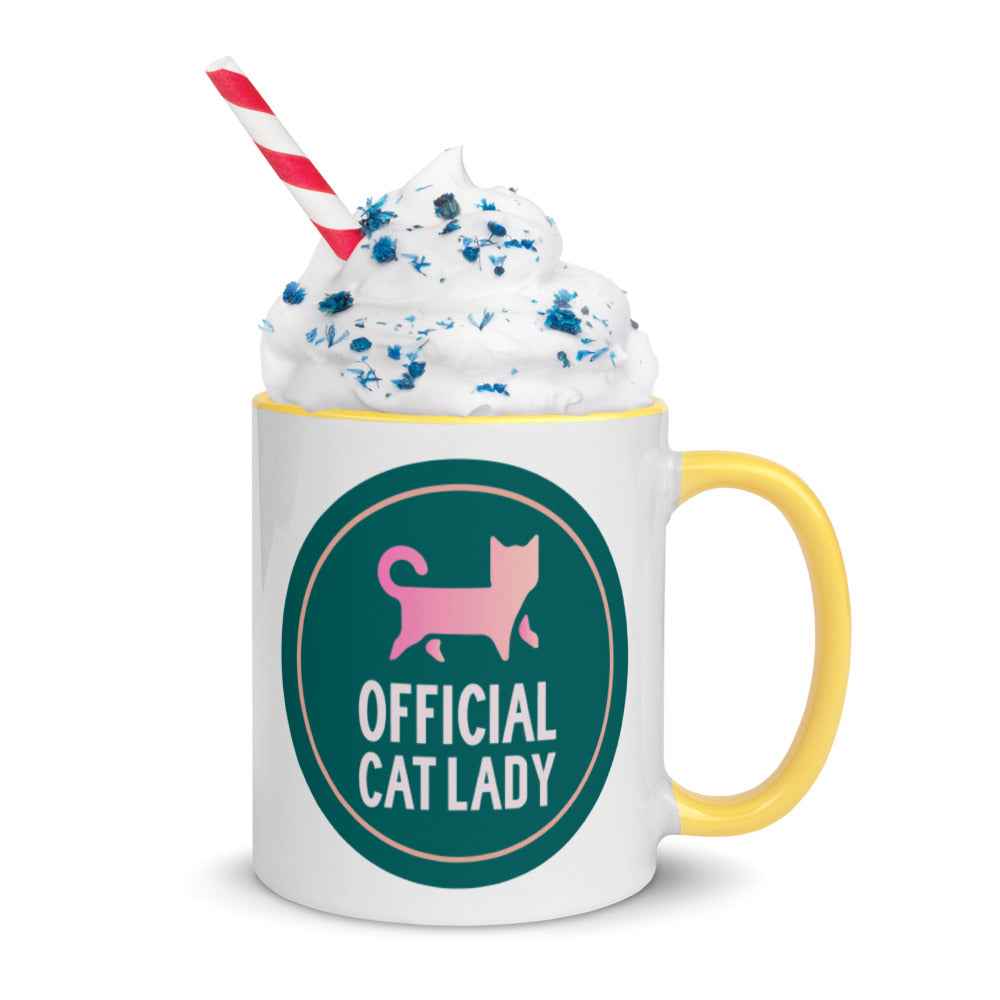 Official Cat Lady Badge 11oz Mug