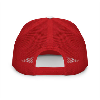 American Flag Cat Embroidered Trucker Cap