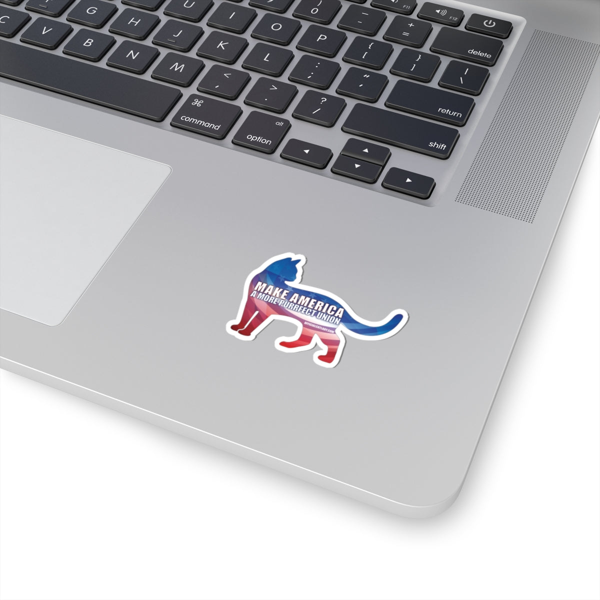 Purrfect America Kiss-Cut Stickers - Make America A More Purrfect Union