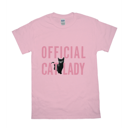 Original-Official Cat Lady T-Shirt - Pink