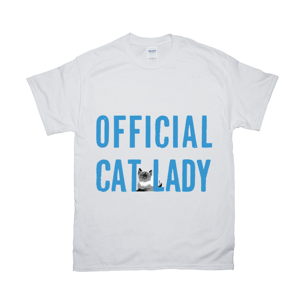 Original-Official Cat Lady T-Shirt - Blue
