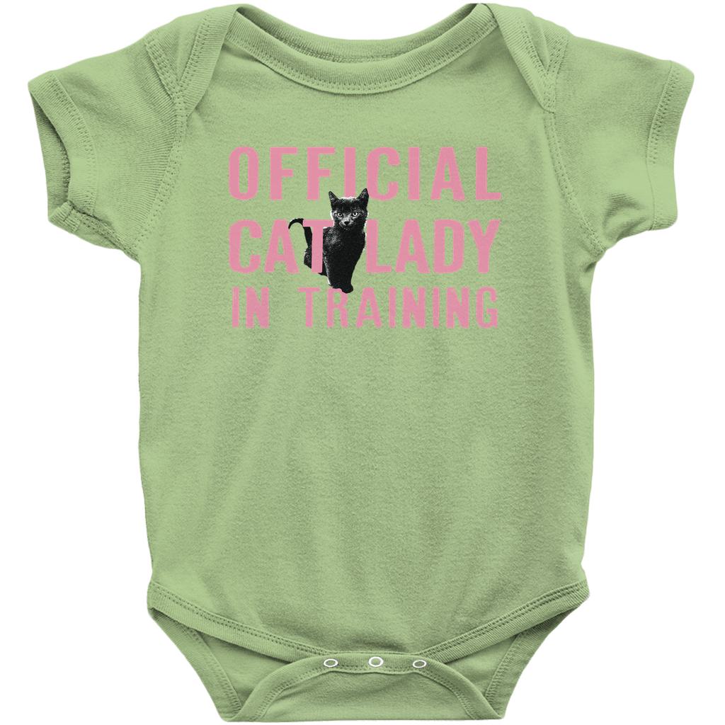 Official Cat Lady In Training Infant Onesie - Pink