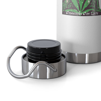 Cannabis Cat Lady 22oz Vacuum Insulated Bottle