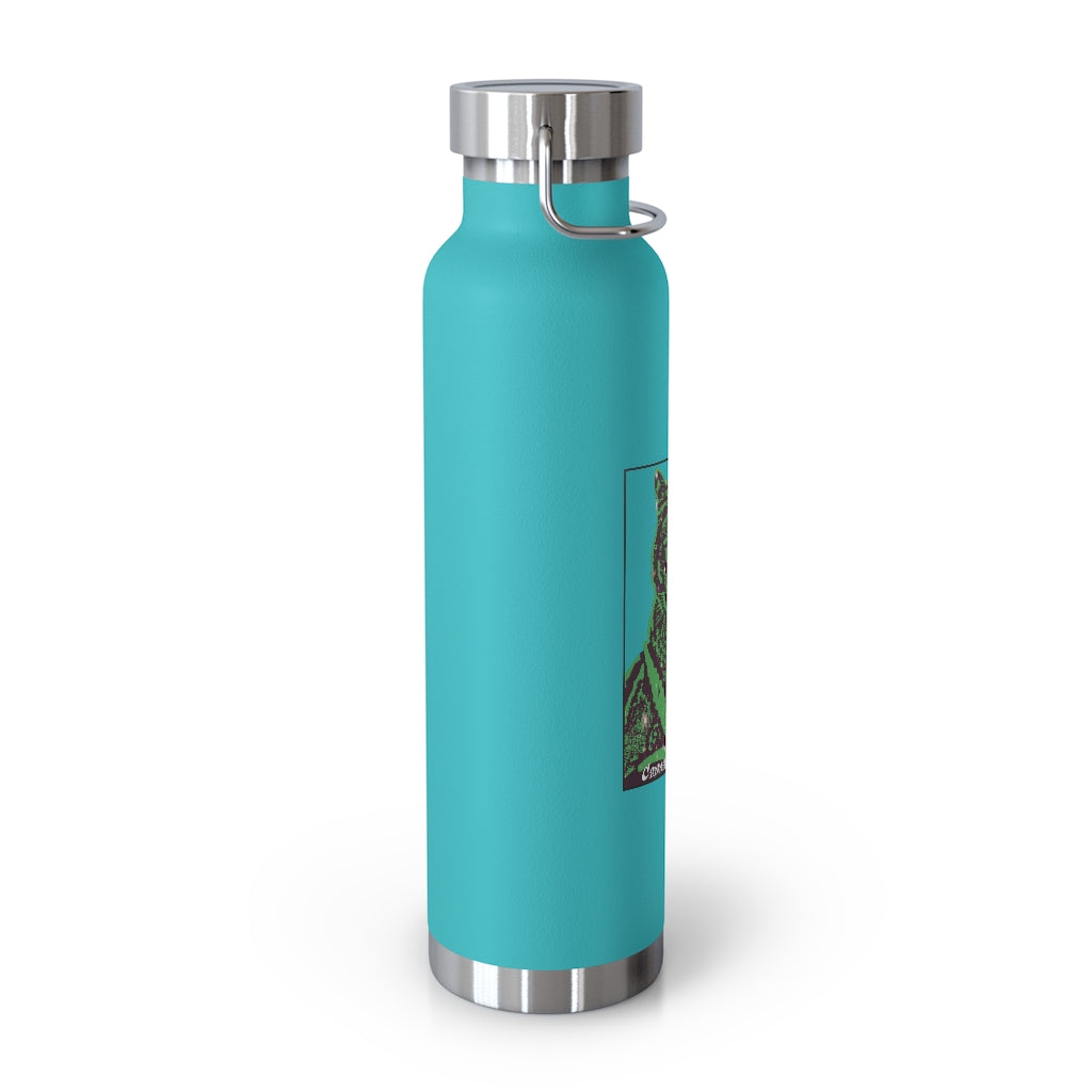 Cannabis Cat Lady 22oz Vacuum Insulated Bottle