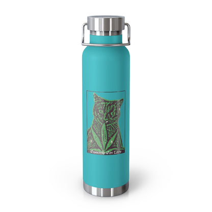 Cannabis Cat Lady 22oz Vacuum Insulated Bottle