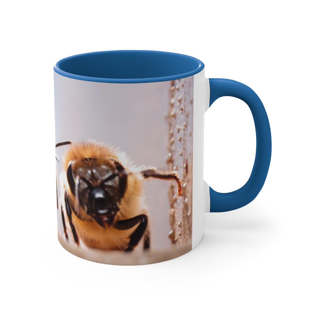 Two Bees Coffee Mug, 11oz