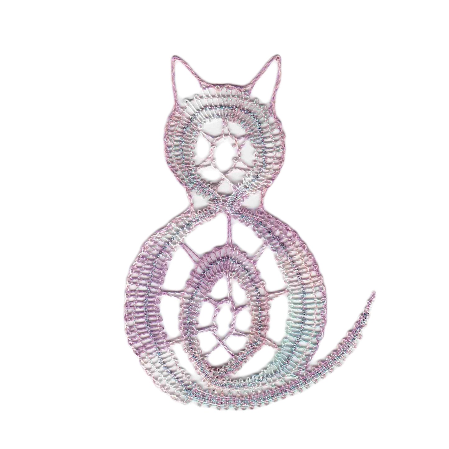 Custom Bobbin Lace Sooty Cat
