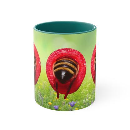 Bee Butt 11oz Accent Mug