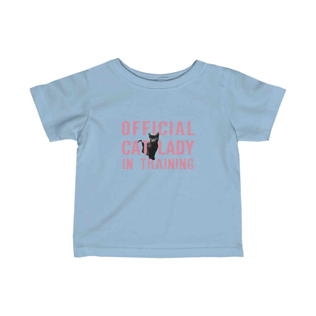 Official Cat Lady In Training Infant Tee - Pink