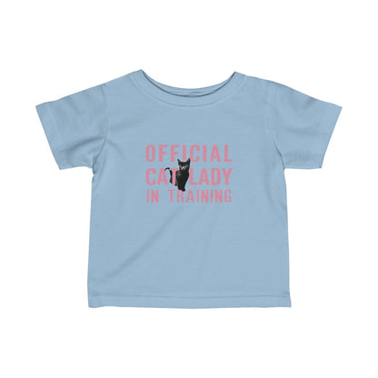 Official Cat Lady In Training Infant Tee - Pink