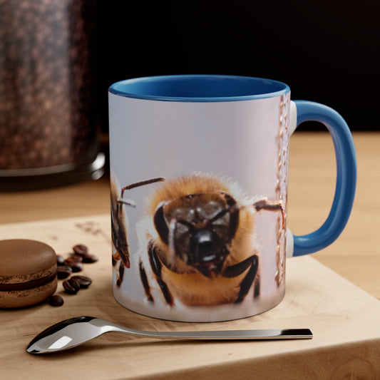 Two Bees Coffee Mug, 11oz