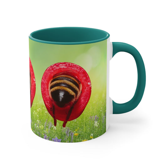 Bee Butt 11oz Accent Mug