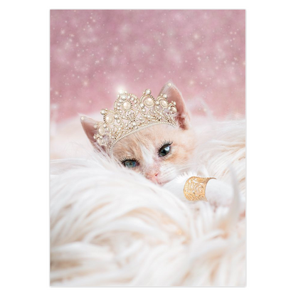 Glamour Kitten Martine Folded Card
