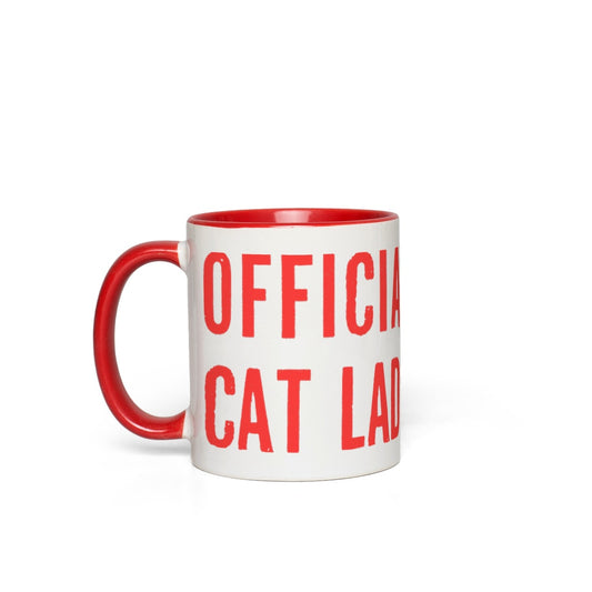 Official Cat Lady Mug - Red