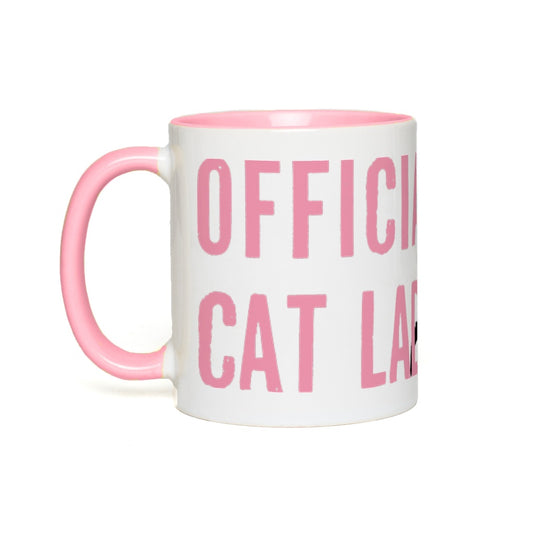 Official Cat Lady Mug - Pink