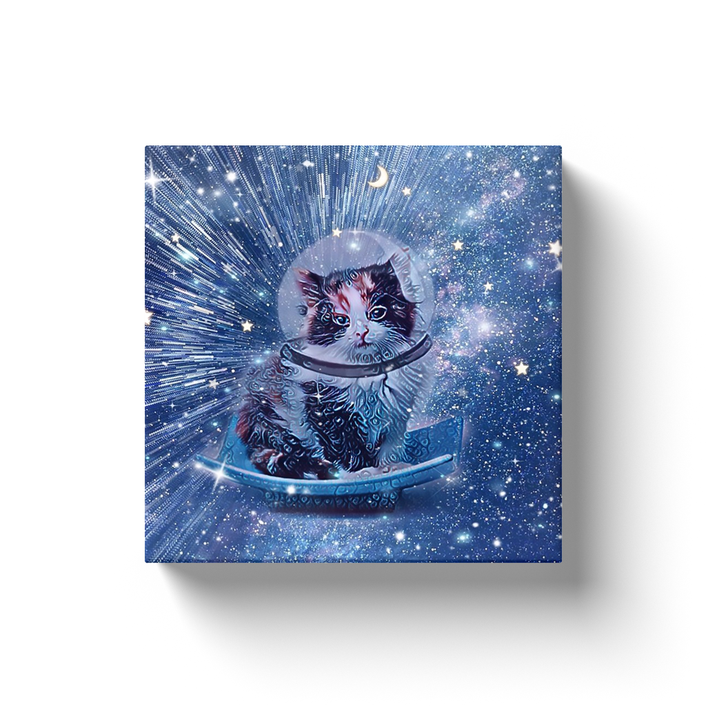 Astro Fluff Canvas Wrap