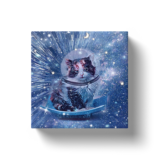 Astro Fluff Canvas Wrap