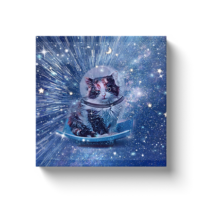 Astro Fluff Canvas Wrap