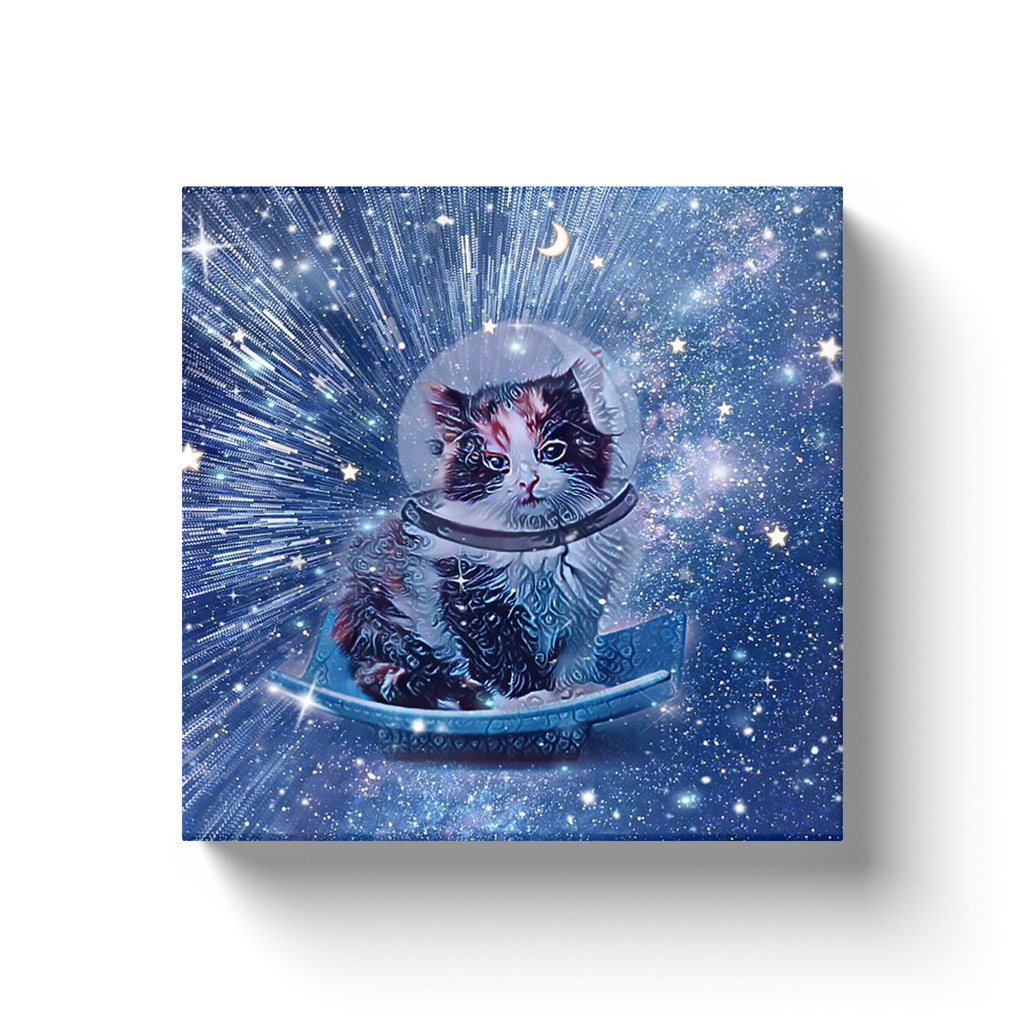 Astro Fluff Canvas Wrap