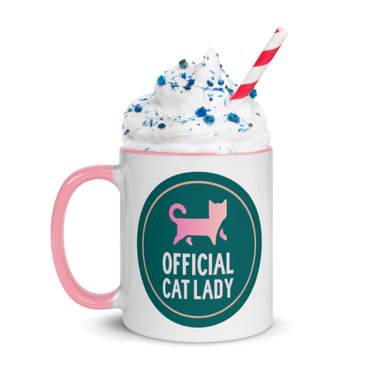 Official Cat Lady Badge 11oz Mug