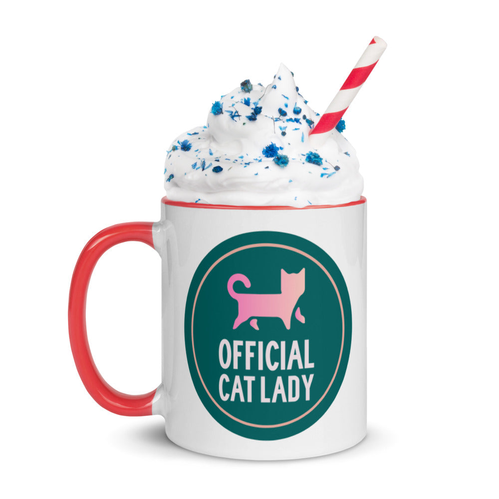 Official Cat Lady Badge 11oz Mug