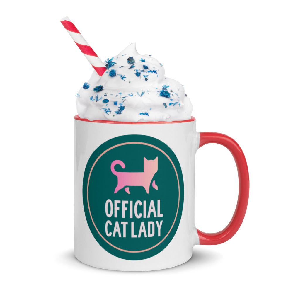 Official Cat Lady Badge 11oz Mug